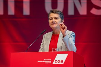Daniela Kolbe, Vorsitzende DGB Sachsen.